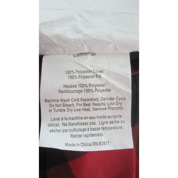 NEW SUNHAM LIGHTWEIGHT REVERSIBLE POLY HOLIDAY QUEEN QUILT 88x88 W/ 2 SHAMS - Picture 7 of 7